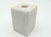 Resistente de humedad pulida candeleros de piedra cuadrados de la superficie del final del pilar