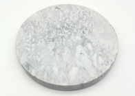 Bandeja de piedra superior de la porción, color circular de mármol del gris de la bandeja de la porción