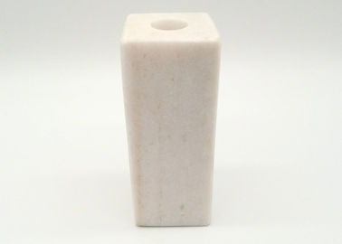 Candeleros de la piedra del partido de cena, tenedores de mármol de la palmatoria 5 x 5 x 13 cm